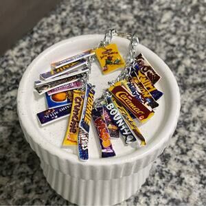 Boutique British Candy Silver Charm Bracelet‎